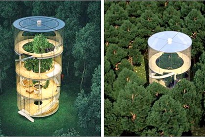 這棟「擁抱樹木的玻璃屋」超級夢幻，一問世就引發大轟動
