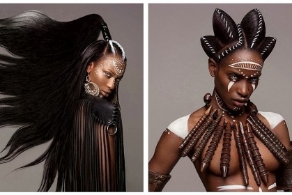 英國美髮大賽：決選冠軍以「華麗爆表《盔甲》系列」向非洲文化致敬