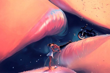 藝術家59張「宮崎駿+提姆波頓」作品，超越現實與幻想的靈感，撼動無數人心