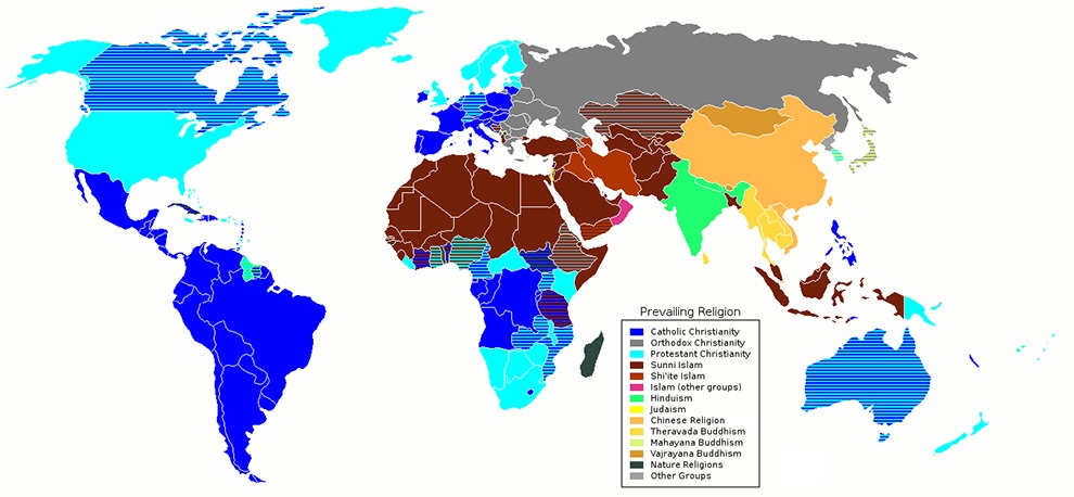 10.-A-map-of-the-prevailing-religions-in-countries-around-the-world.