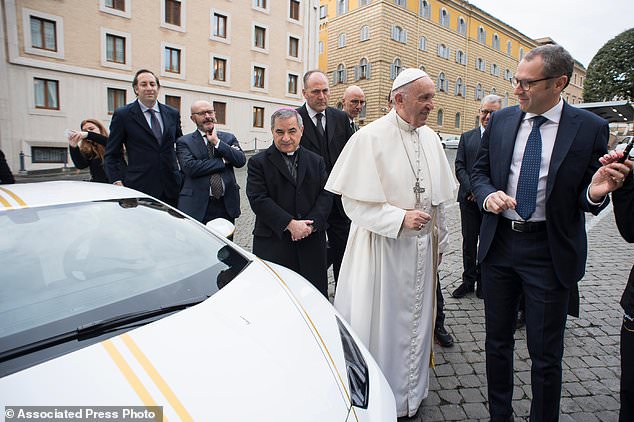 Vatican Pope Lamborghini