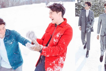 胡歌霍建華《冬季戀哥》北海道嬉雪，精彩暖萌視頻讓粉絲們直呼甜暈了！