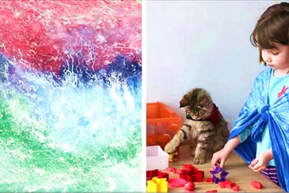 6 歲自閉症小女孩創下驚人藝術成就，安吉莉娜裘莉居然也買下她的畫作！