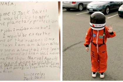 9 歲小男孩申請美國國家航空暨太空總署「行星保護官」， NASA 居然「這樣回應他」！