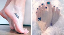 20張迷你精巧「足部紋身」，性感程度令人難以拒絕