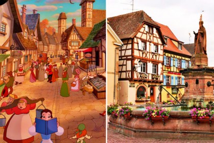 18張「真實世界的迪士尼場景」地點，這些是啟發迪士尼王國美景的創作來源