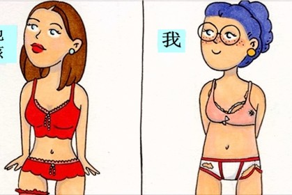 插畫家18張超中肯「女生的日常」網路漫畫，專愛拿自己生活糗事自黑，搞笑創作網路爆紅