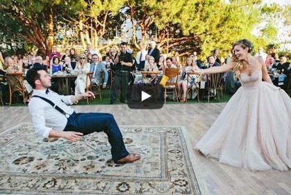 魔術師與新娘在婚禮上共舞，絕佳舞技外加神奇魔術，引來破千萬人次爭睹啦！