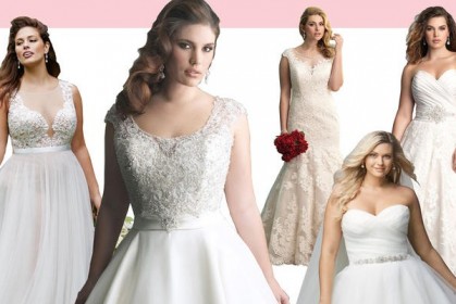 19 款為大尺碼新娘設計的最美婚紗禮服，添加無限輕盈風韻，突顯迷人豐美氣質～