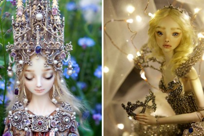 充滿魔幻風格的瓷器洋娃娃，精緻華麗到讓你目不轉睛！
