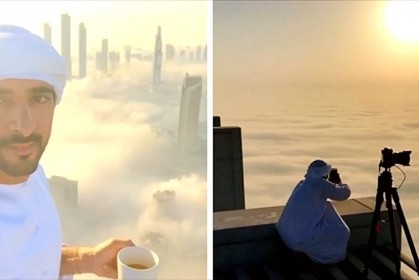 杜拜最有錢的人拍下「漫步雲端」畫面，絕美雲彩令人屏息