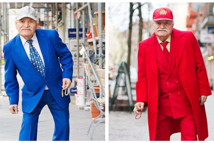 攝影師花3年每天拍「86歲老型男」時尚穿搭，每天變換不同潮裝相當驚豔