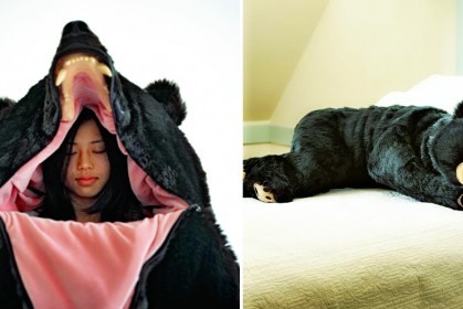 睡眠品質不佳，老是被有的沒的干擾嗎？這只熊睡袋保證讓你一覺到天明啦！