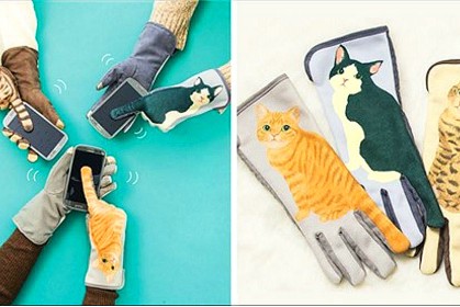 讓猫奴們瘋狂愛上的手套！戴上它們，你就可以邊滑手機，邊搖尾巴喔～
