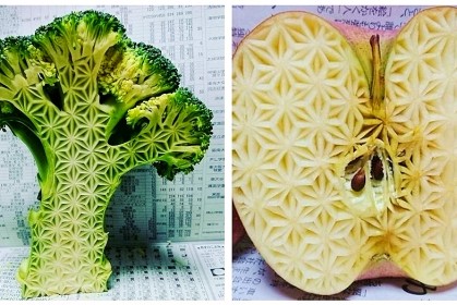18張難以置信的「食物雕刻藝術」，日本藝術家驚人絕技，展現罕見食藝