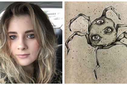 17歲就罹患精神分裂症的女子，決心「畫出幻覺對抗病魔」絕世作品驚豔網路