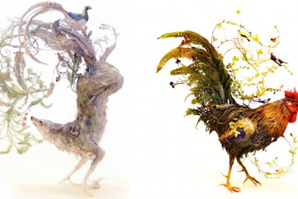 《新超現實主義雕塑》藝術，將動物與異想中的自然界完美融合為一！