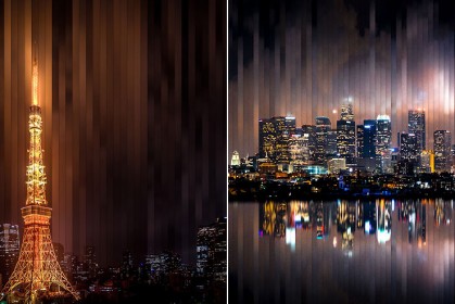 攝影師運用特殊技巧，展現國際大都市從白天到黑夜最壯觀的變換影像！