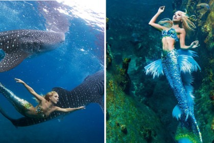 18張能在海底閉氣2分鐘的「真人版美人魚」，絕美影片呈現人類與海洋共存關係