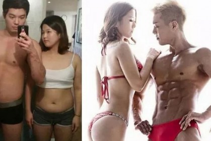 這對韓國夫妻只用 5 個月達成的健身成果，真是太讓人震驚，已在網上被瘋傳啦～