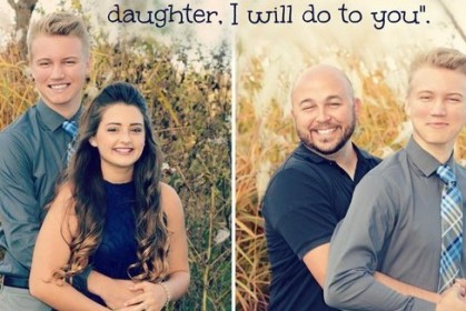 老爸的照片說：「你對我女兒做什麼，我就對你做什麼！」網友全笑翻但真相讓人心酸