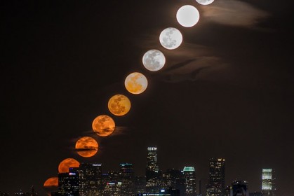 令人驚豔的滿月上升影片，讓你看到亮燦燦的月亮冉冉升上夜空的過程！
