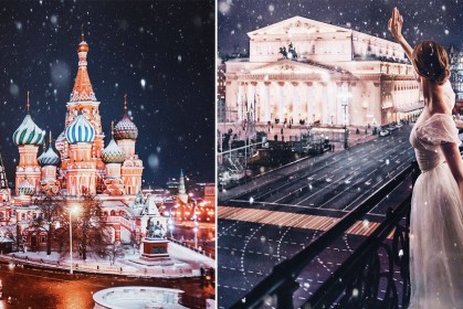 在這個攝影師的鏡頭下…俄羅斯的雪景美得像童話世界