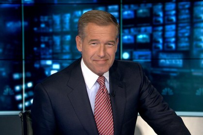 美國NBC主播布萊恩·威廉斯，因杜撰報導，遭勒令停工6個月