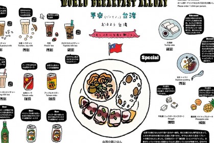 早餐要吃得好！日本這間各國早餐專門店最新推出台灣式飯糰、蛋餅套餐