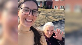 這名美國女子付不起房租「搬去和94歲義大利奶奶一起住」，一起生活影片令網友羨慕不已，網友：妳給了奶奶生活目標