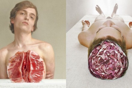 赤裸裸的器官殘缺！法國攝影師將蔬果與人體器官做了巧妙結合