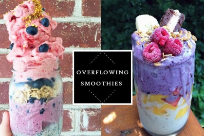 Overflowing Smoothies : 披著冰淇淋外貌的健康早餐