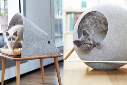 法國品牌打造貓咪精緻傢俱，讓貓咪住得比你還舒適的「貓繭」小窩！
