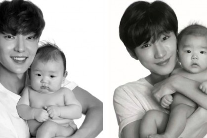 這些韓星抱寶寶「父愛滿滿的超排卵畫面」，讓女生光是看到就自體著床懷孕了...