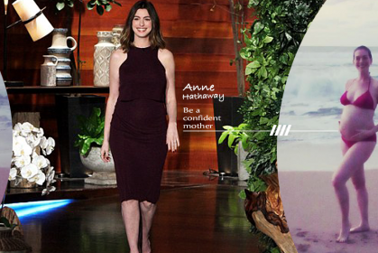「我不在乎身材走樣。」新手媽咪 Anne Hathaway 自信分享生產前後的巨大轉變！