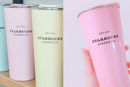 韓國 Starbucks 又出招，粉色隨身杯系列俘虜你的少女心！