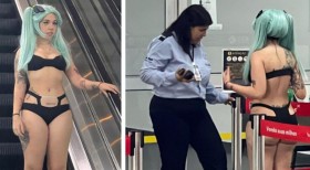 是OK還是NG，巴西女子因身穿比基尼而被禁止登機
