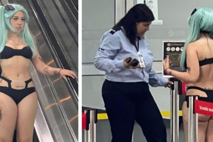 是OK還是NG，巴西女子因身穿比基尼而被禁止登機