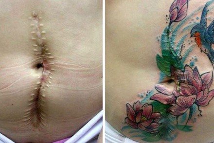 這名女刺青師用「花的紋身」，讓許多遭受慘忍暴力的女性朋友美麗的重生！