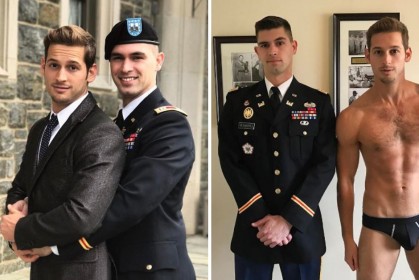 美國「男神級同志」軍人不顧外界眼光帶男友參加軍隊舞會，溫暖合照萌哭網友！